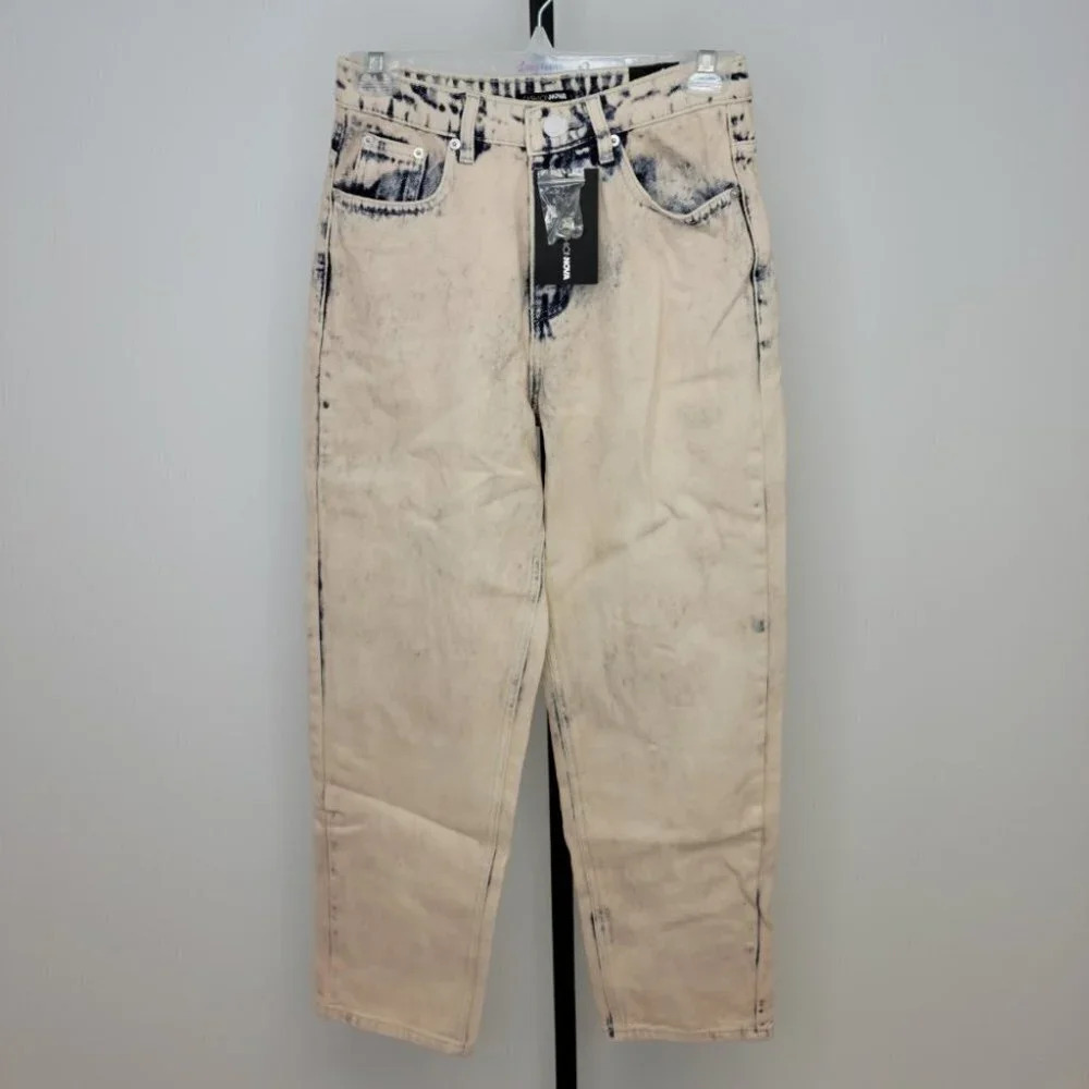 Fashion Nova Acid Wash High Rise Jeans Size  5